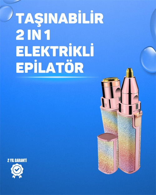 İthalat® Kaş Yüz Epilation Aleti – Kolay Kullanımlı, Portatif Shaver Usb Şarjlı