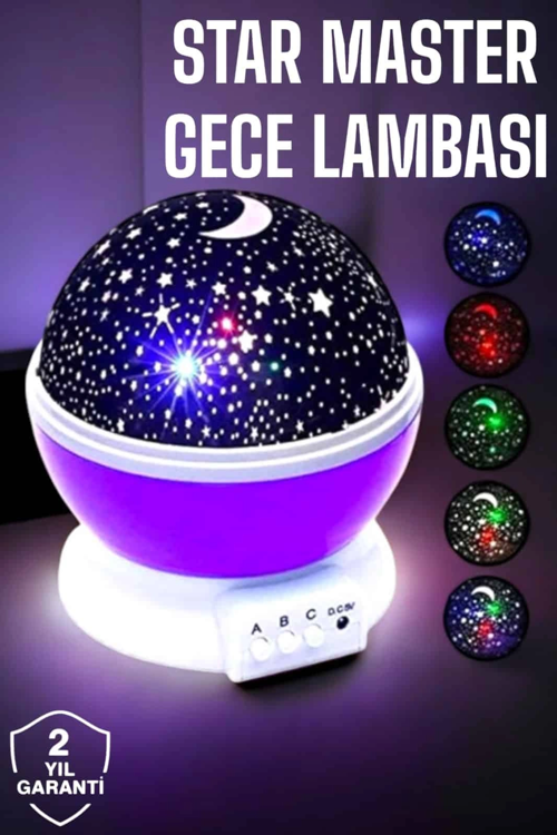 İthalat® Çocuklara Özel Yıldızlı Gece Lambası