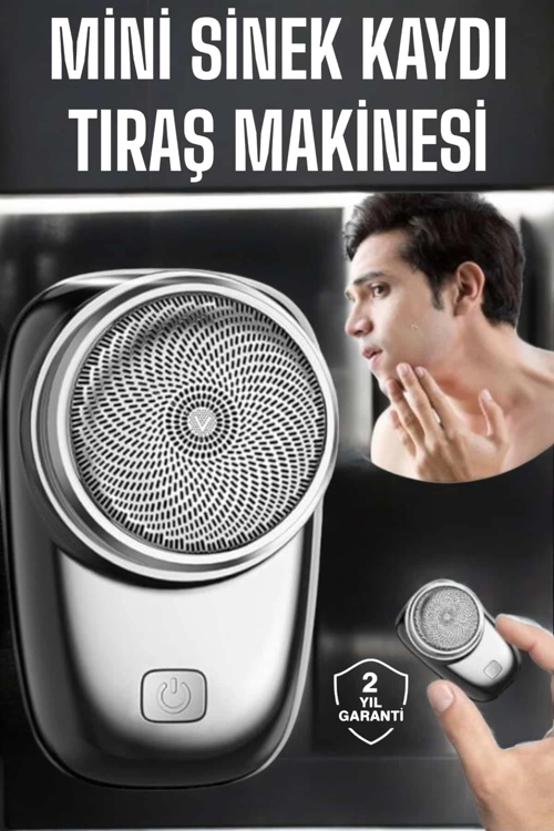 İthalat® Tıraş Makinesi Mini Sıfır Sakal Yanak Tıraş Makinesi Usb Şarjlı