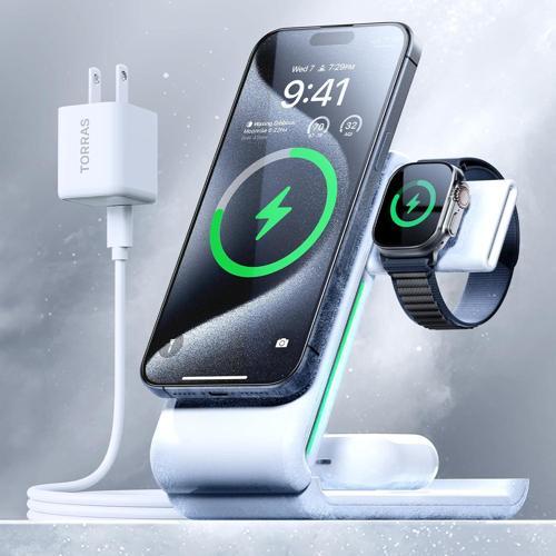 Magsafe Şarj Standı - Soğutma 15W Maksimum Hızlı Şarj Cihazı