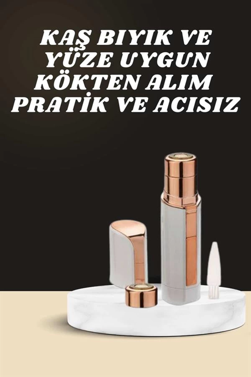 İthalat® Kaş Biyik Yüz Epi̇lasyon Aleti̇ Ti̇treşi̇mli̇ Yüz Temi̇zleme Masaj Aleti̇ İki̇li̇ Set