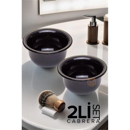 İthalat® 2 Li Set Tıraş Tası Cabrera