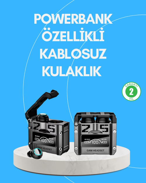 İthalat® Şarj Kutulu Kablosuz Bluetooth Kulak İçi Spor Kulaklık