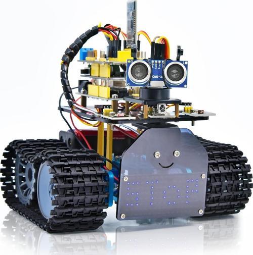 KEYESTUDIO Mini Tank Robot V2 Arduino için Akıllı Araç Kiti