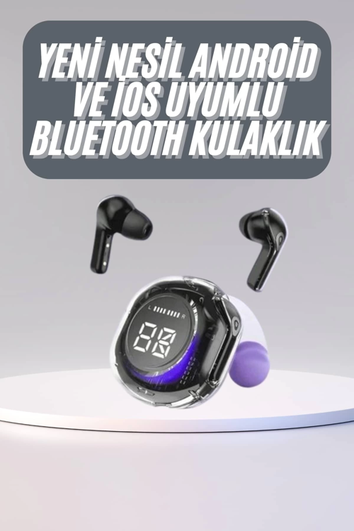 İthalat® Kulak İçi Bluetooth Kulaklık Anc Enc Özellikli Şarj Göstergeli Kablosuz Kulaklık