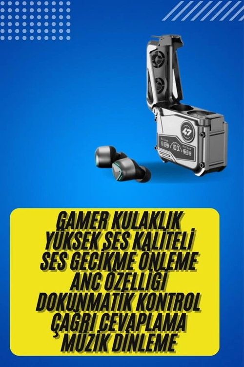 İthalat® Bluetooth Kulaklık Dokunmatik Tws Kablosuz Kulaklık Hi-Fi Stereo