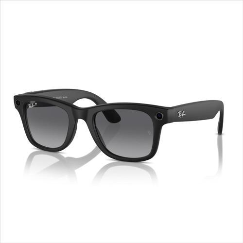 Akıllı Gözlük - Wayfarer - Mat Siyah-Polarize Degrade Grafit - Ray-Ban