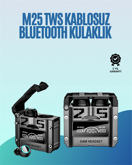 İthalat® Özellikli Kablosuz Kulaklık | Otomatik Bağlantı | Şarj Kutusu Dahil
