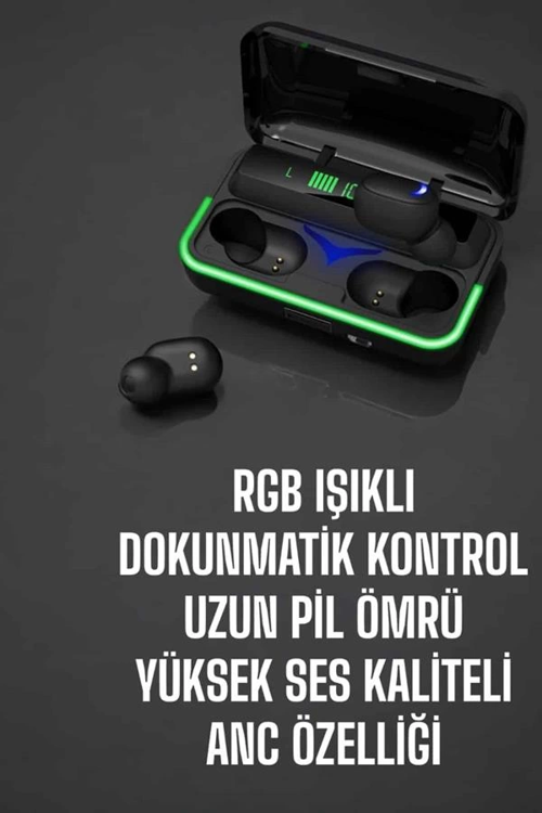 İthalat® Bluetooth Kulaklık Powerbankli Yüksek Ses Kaliteli Şarj Göstergeli