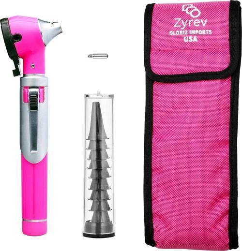 ZetaLife Otoskop - Işıklı  Kulak Enfeksiyonu Dedektörü - Pembe