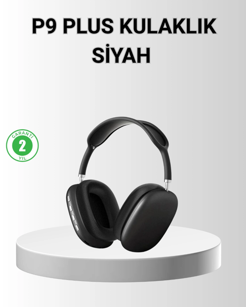 İthalat® P9 Bluetooth Kulak Üstü Kulaklık – H1 Çipli, Aktif Gürültü Engelleme, Uzamsal Ses Desteği