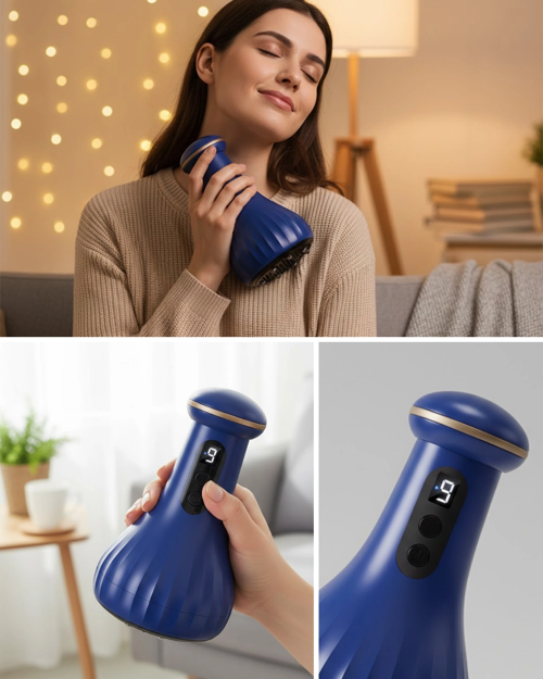 İthalat® Kompakt Tasarımlı Çok Fonksiyonlu Masaj