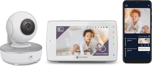 VM36XL 5 Inc Taşınabilir WiFi Video Bebek Monitörü, 1 Kamera