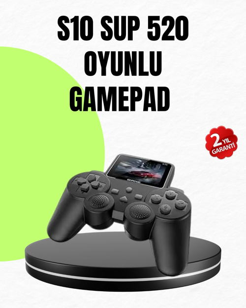 İthalat® 2025 S10 Gamepad 520 Oyunlu Hdmi Tv Bağlantılı A Kalite Atari