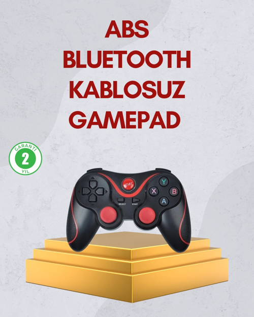İthalat® Ergonomik Tasarımlı Kablosuz Bluetooth Gamepad Titreşimli