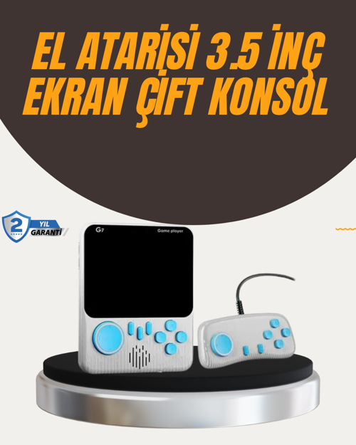 İthalat® İki Kişilik Oyun Deneyimi Sunan Taşınabilir Konsol
