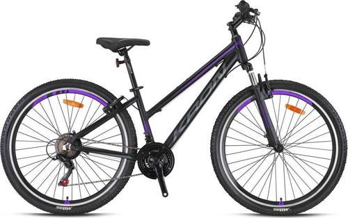 Xc 75 - 26" Mtb Lady - 15' - 21 Vites - V.B. - Mat Siyah - Füme - Mor