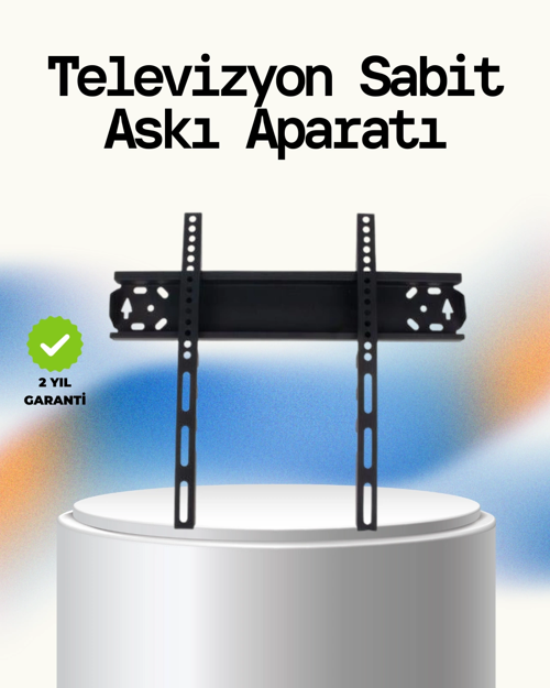 İthalat® Universal Tv Askı Aparatı 32-65 İnç Güçlü Çelik Gövde Sağa-Sola Ayar