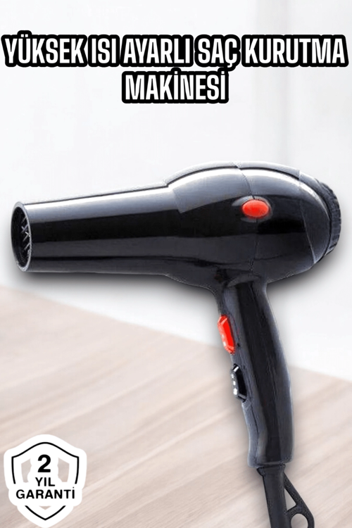 İthalat® 2200 Watt Profesyonel Saç Kurutma Makinesi Güçlü Dayanıklı Tasarım