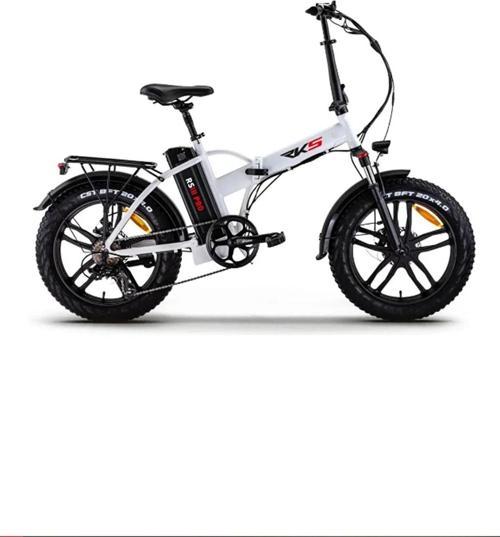 RS3 Pro Beyaz Katlanır Elektrikli Bisiklet