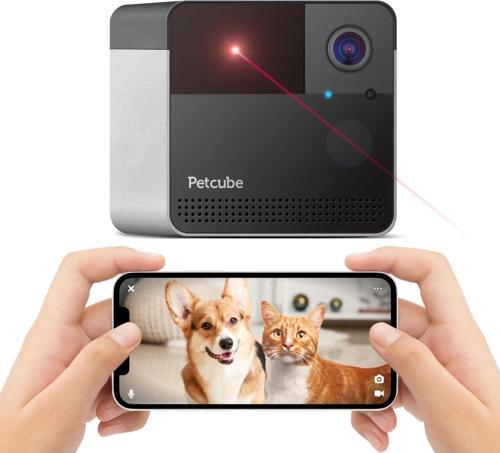 Play 2 Wi-Fi Evcil Hayvan Kamerası, Lazer Oyuncaklı - Kedi ve Köpek için