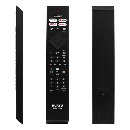 Huayu Rm-L1760 Ambilight-Netflix-Prime Video-Youtube-Rakuten Tv Tuşlu Led Tv Kumanda