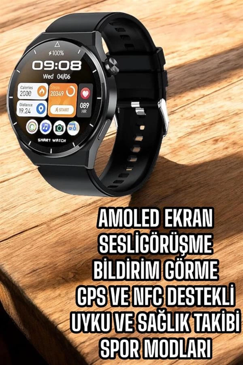 İthalat® Ucuz Kaliteli Yeni Nesil Bluetooth Bağlantılı Akıllı Saat