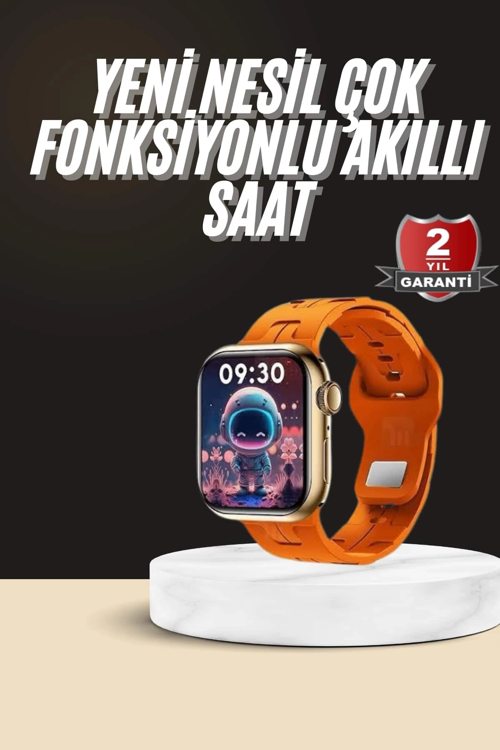 İthalat® Akıllı Saat Android İos Uyumlu Plastik Kordon Yeni Nesil