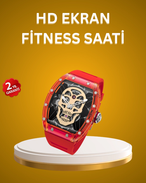 İthalat® Geniş Ekranlı Akıllı Saat Şık Tasarım