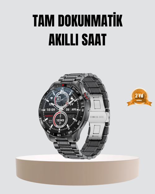 İthalat® 100Mah Şarjlı Akıllı Saat – Mesaj Bildirimi, Müzik Ergonomik Tasarım