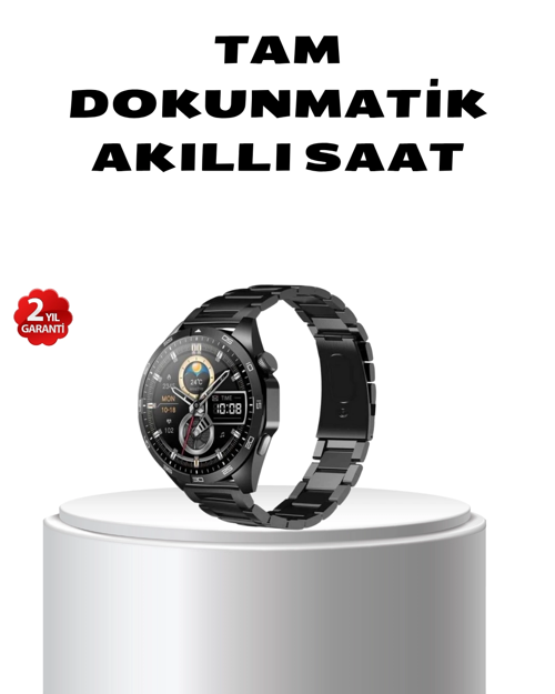 İthalat® Bluetooth Akıllı Saat – Nabız, Adım Sayar, Uyku Takibi Spor Modlarıyla Akıllı Yaşam Asistan