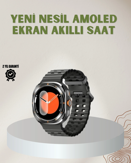 İthalat® 1.62 İnç Akıllı Saat Arama Özellikli Spor Takibi