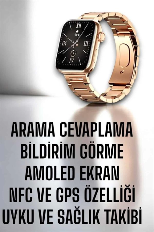 İthalat® Akıllı Saat Adımsayar, Nabız Takibi Gps Destekli Kadınlara Özel