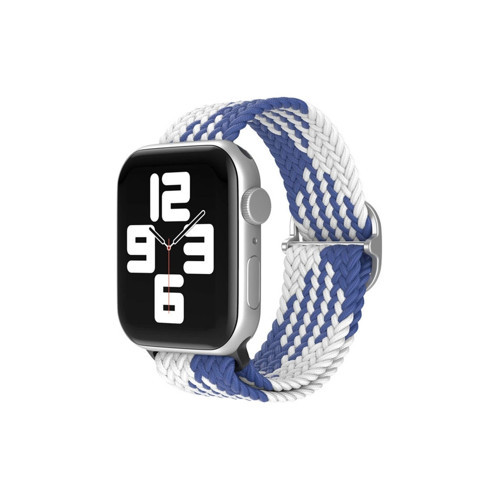 Watch 20mm Kordon (saat Değildir) - Mavi-beyaz
