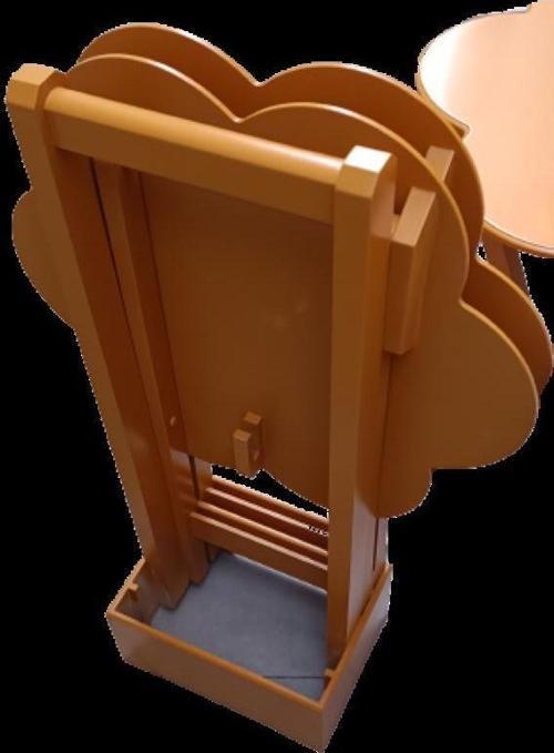 Çanta Zigon 90116 Papatya Dörtlü Model Ahşap Mdf Hardal Renk Uyumu El Yapımı