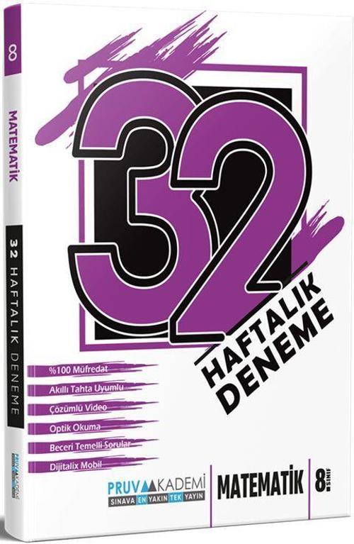 8. Sınıf Matematik 32 Haftalık Deneme
