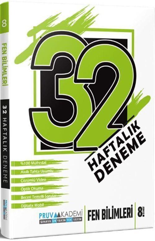 8. Sınıf Fen Bilimleri 32 Haftalık Deneme