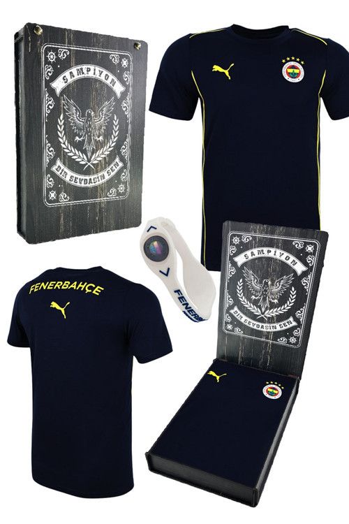Fenerbahçe PUMA FENERBAHÇE LACİ TSHIRT LAZER HEDİYELİK AHŞAP KUTU
