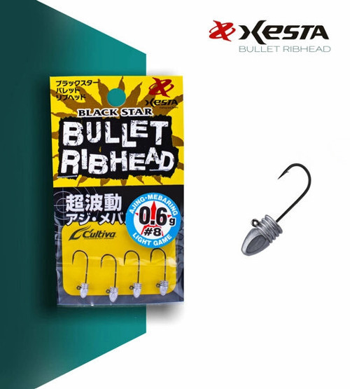 BULLET RIBHEAD JIG HEAD No:8 0.8 Gr 4 lü Paket