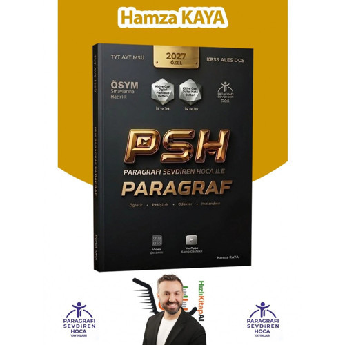 Paragrafı Sevdiren Hoca İle Paragraf Tyt-Ayt-Msü-Kpss-Ales-Dgs Hamza Kaya