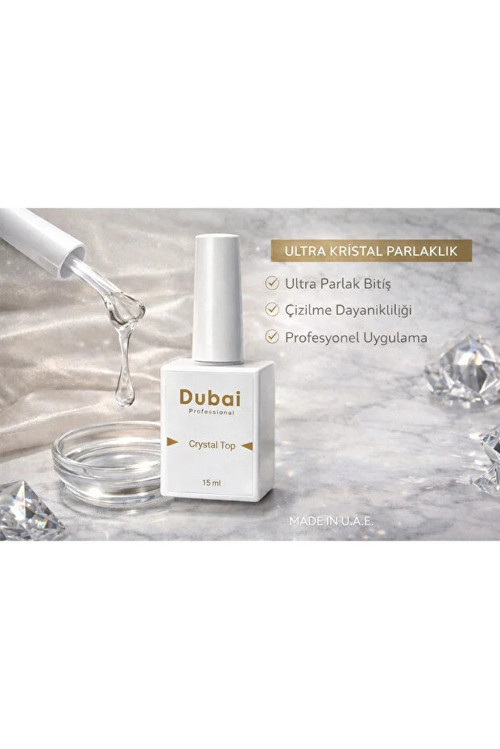 Dubai Professional Crystal Top Coat 15 ml