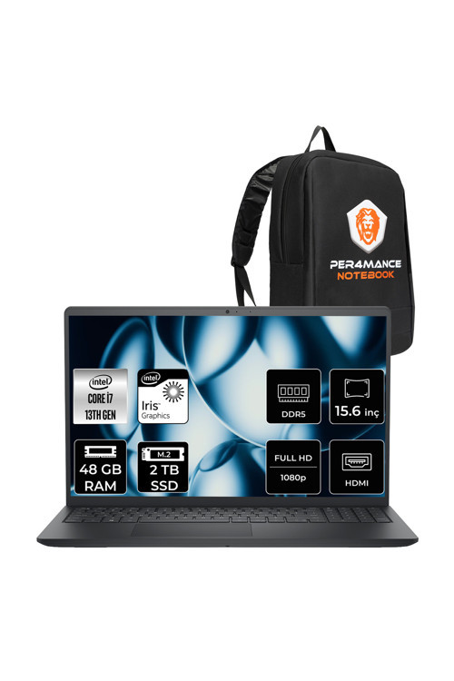 Pro 15 Essential i7 1355U 48GB 2TB SSD 15.6" FHD 120Hz FDOS Dizüstü Bilgisayar & PER4 Çanta