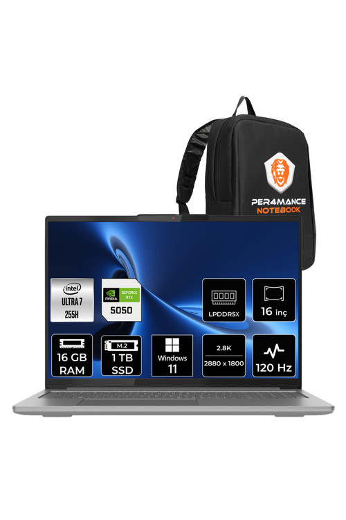 IdeaPad Pro 5 Ultra 7 255H 16GB 1TB SSD RTX5050/8GB 16" 2.8K OLED 1100nits 120Hz W11H