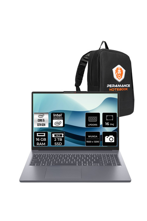 IdeaPad Slim 3 i5 13420H 16GB 2TB SSD 16" FHD+ FDOS Dizüstü Bilgisayar