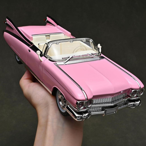 Hobiez World 1:24 Lisanslı Cadillac Eldorado Kapısı Ve Kaputu Açılabilir Model Araba Pembe