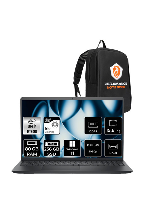 Pro 15 Essential i7 1355U 80GB 256GB SSD 15.6" FHD 120Hz W11P Dizüstü Bilgisayar & PER4 Çanta