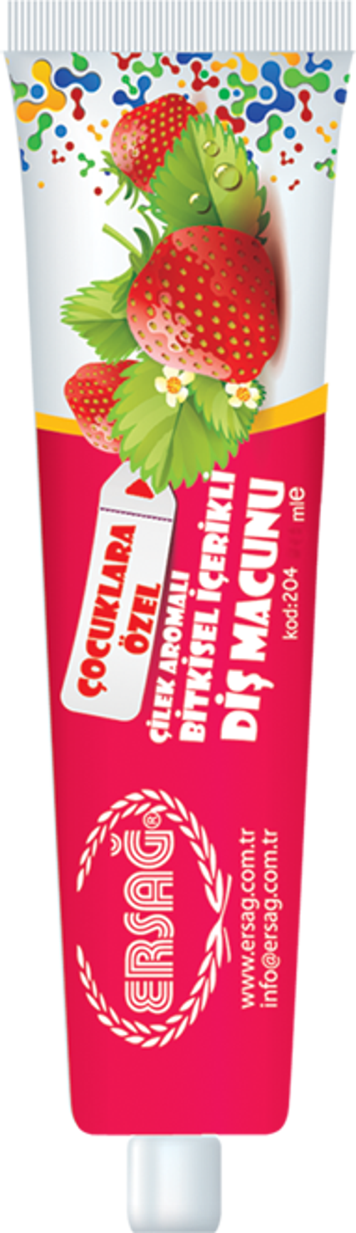 Çilekli Diş Macunu (Çocuklara Özel) 75 Ml.