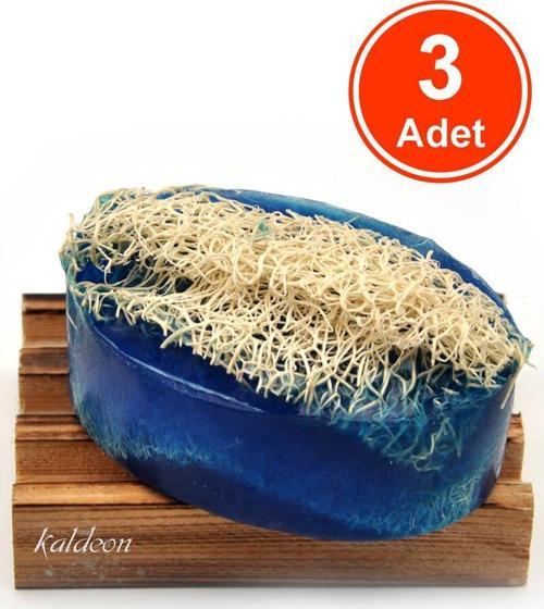 Kabak Lifli El Yapımı Doğal Argan Yağı Sabunu 120 G x 3 Adet