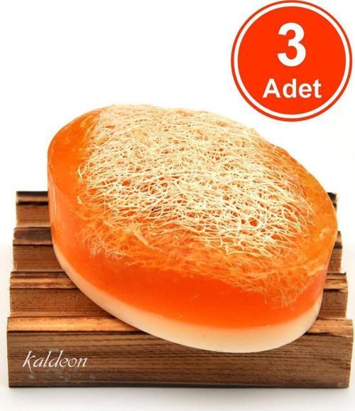 Kabak Lifli El Yapımı Doğal Ballı Pirinç Sabunu 120 G x 3 Adet