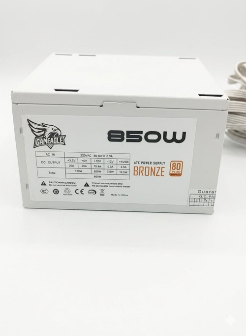 850W +80 BRONZE ATX GÜÇ KAYNAĞI BEYAZ ( PSU )